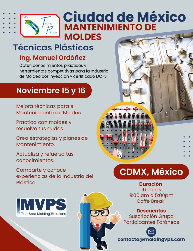 curso mantenimiento de moldes