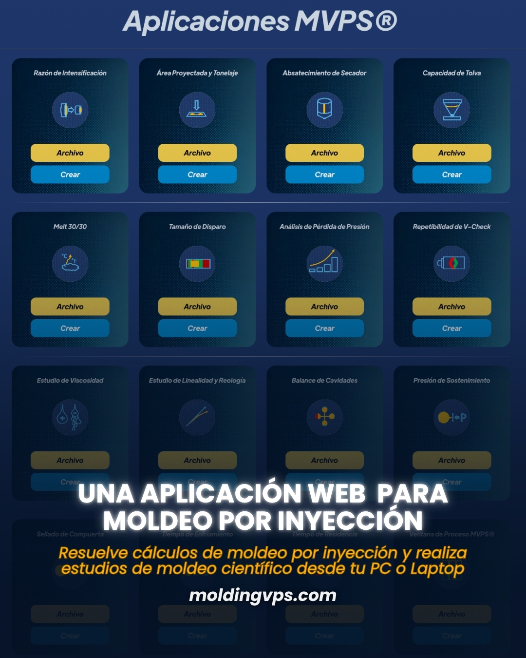 Aplicación de Moldeo moldingvps