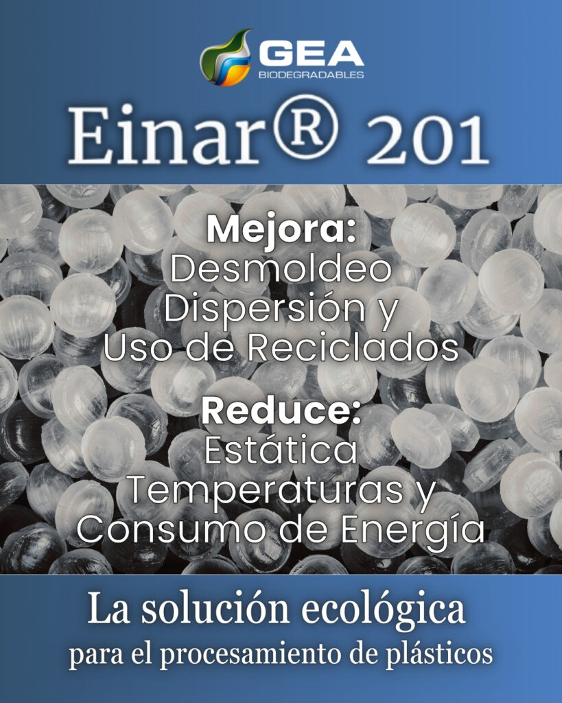 GEA BIODEGRADABLES

Sustentabilidad - Aditivos para Remolido 
Aditivos Biodegradables
Ofrecemos una amplia gama de soluciones para la Industria del Plástico y productos de Empaque, Envases y Embalaje. Nuestro producto Einar201 es ideal para mejorar la calidad de tus materiales recuperados y lograr un mejor Proceso de Moldeo, productos mas estables y confiables.