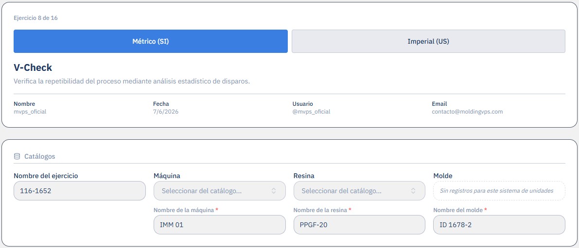 Estudio de Repetibilidad de la Válvula Check (V-Check)
MoldingHub
