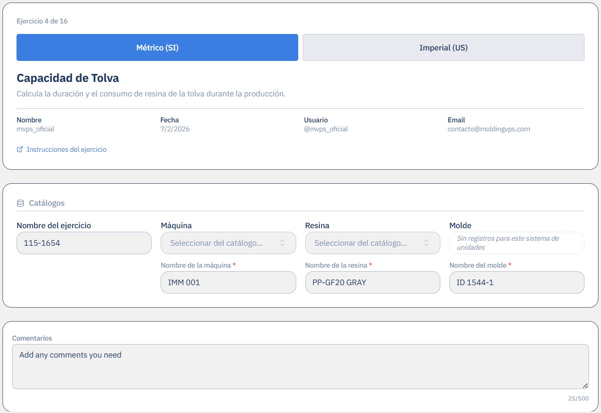 Control y Capacidad de la Tolva de Alimentación - MoldingHub